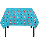 Love French Bulldog Pattern Print Tablecloth
