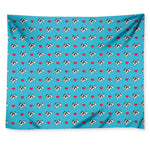 Love French Bulldog Pattern Print Tapestry