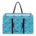 Love French Bulldog Pattern Print Utility Tote Bag