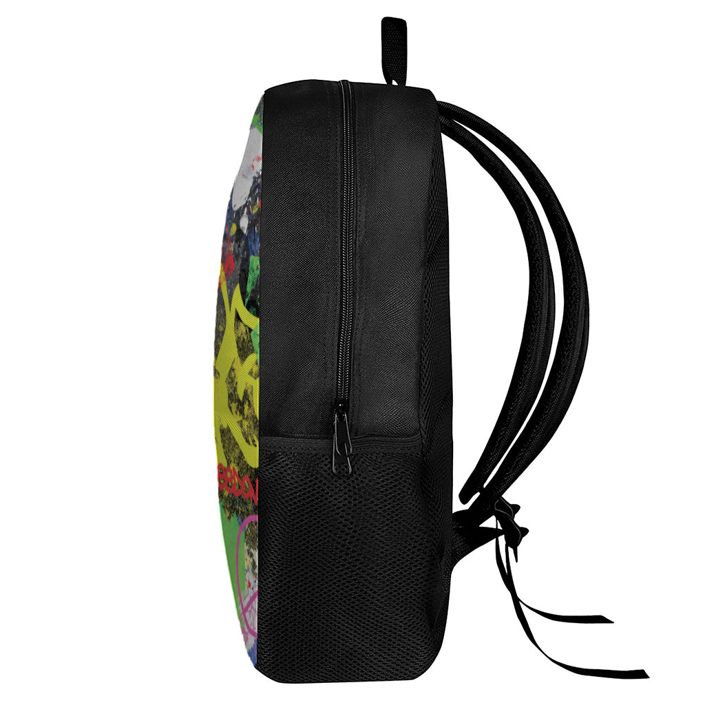 Love NYC Graffiti Print 17 Inch Backpack