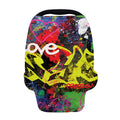 Love NYC Graffiti Print Baby Seat Cover