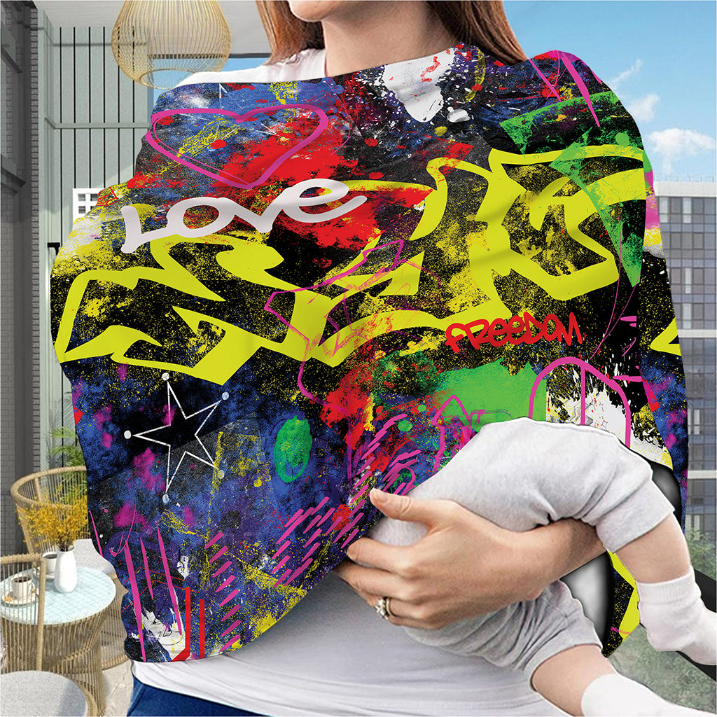 Love NYC Graffiti Print Baby Seat Cover