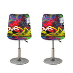 Love NYC Graffiti Print Bar Stool Covers