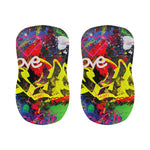 Love NYC Graffiti Print Bar Stool Covers