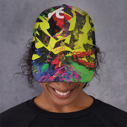 Love NYC Graffiti Print Baseball Cap