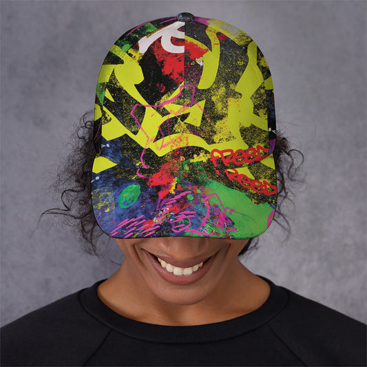 Love NYC Graffiti Print Baseball Cap