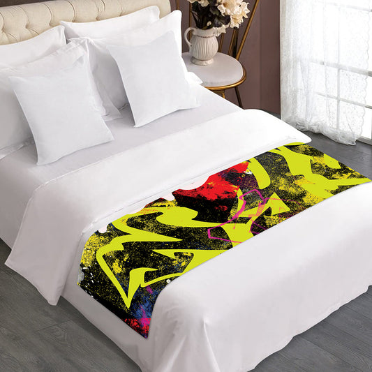 Love NYC Graffiti Print Bed Runner