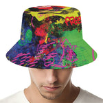 Love NYC Graffiti Print Bucket Hat