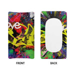 Love NYC Graffiti Print Changing Pad Cover