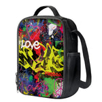 Love NYC Graffiti Print Crossbody Lunch Bag