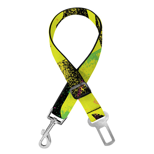 Love NYC Graffiti Print Dog Seat Belt
