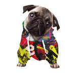 Love NYC Graffiti Print Dog Zip Up Hoodie