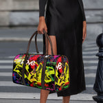 Love NYC Graffiti Print Duffle Bag