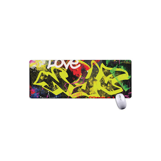 Love NYC Graffiti Print Extended Mouse Pad