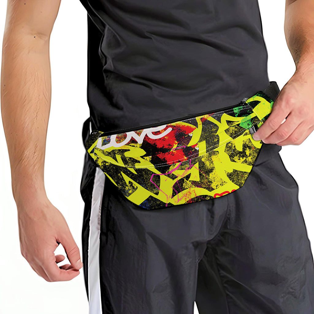 Love NYC Graffiti Print Fanny Pack