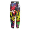 Love NYC Graffiti Print Fleece Lined Knit Pants