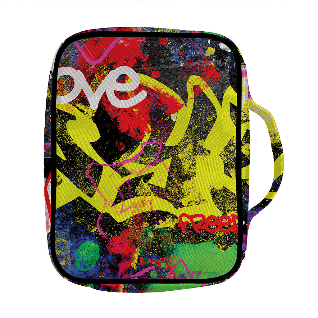 Love NYC Graffiti Print Front Pocket Bible Bag