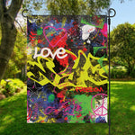 Love NYC Graffiti Print Garden Flag