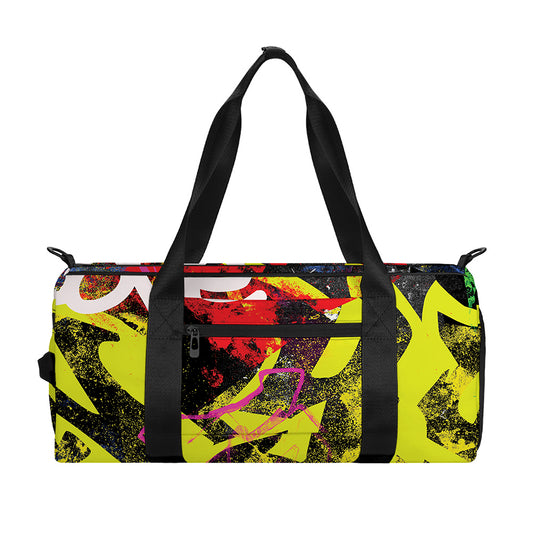 Love NYC Graffiti Print Gym Bag
