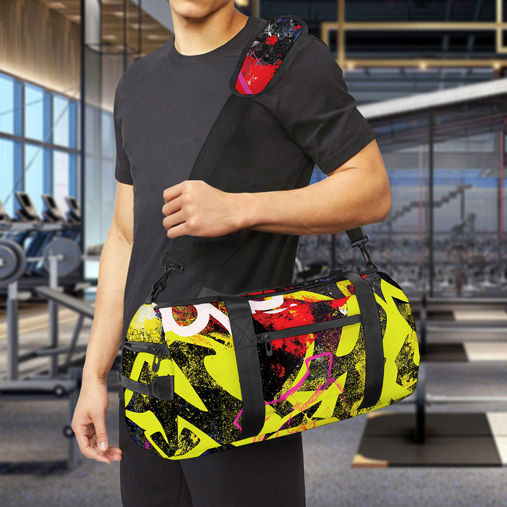 Love NYC Graffiti Print Gym Bag