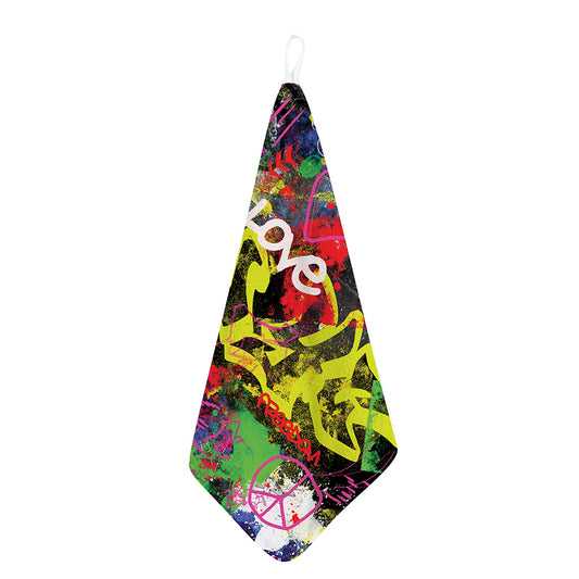 Love NYC Graffiti Print Hand Towel