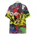 Love NYC Graffiti Print Hawaiian Shirt