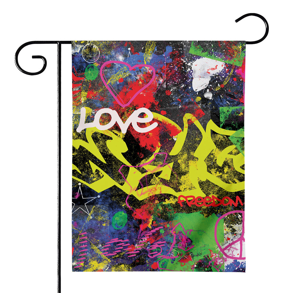Love NYC Graffiti Print House Flag