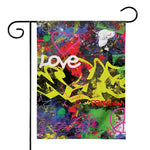 Love NYC Graffiti Print House Flag