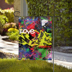Love NYC Graffiti Print House Flag