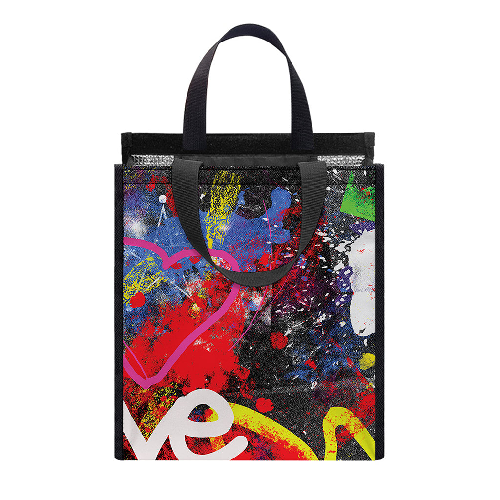 Love NYC Graffiti Print Insulated Lunch Tote