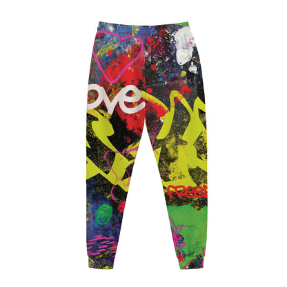 Love NYC Graffiti Print Jogger Pants