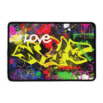 Love NYC Graffiti Print Kitchen Mat