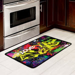 Love NYC Graffiti Print Kitchen Mat