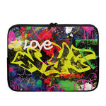 Love NYC Graffiti Print Laptop Sleeve