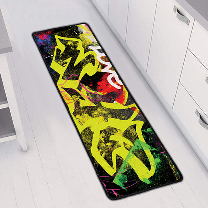 Love NYC Graffiti Print Long Kitchen Mat