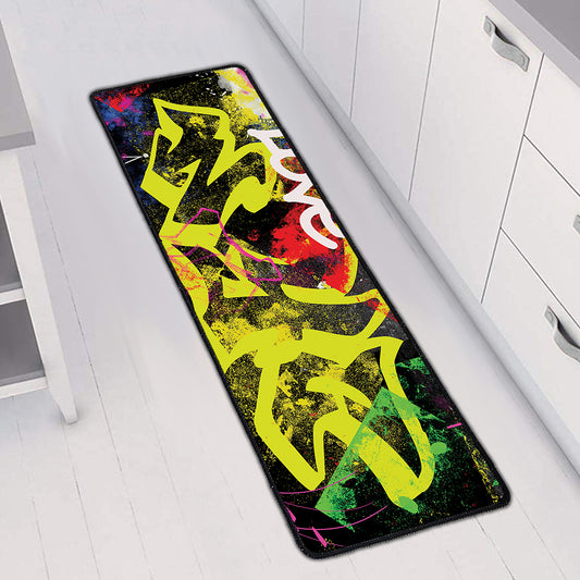 Love NYC Graffiti Print Long Kitchen Mat