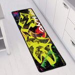 Love NYC Graffiti Print Long Kitchen Mat