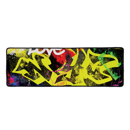 Love NYC Graffiti Print Long Kitchen Mat