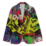 Love NYC Graffiti Print Men's Blazer