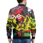 Love NYC Graffiti Print Men's Bomber Jacket