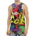 Love NYC Graffiti Print Men's Muscle Tank Top