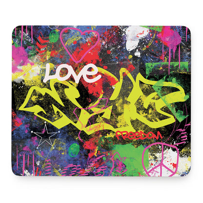 Love NYC Graffiti Print Mouse Pad