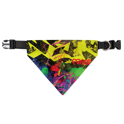 Love NYC Graffiti Print Over The Collar Dog Bandana