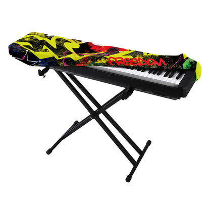 Love NYC Graffiti Print Piano Keyboard Cover