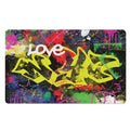 Love NYC Graffiti Print Polyester Doormat