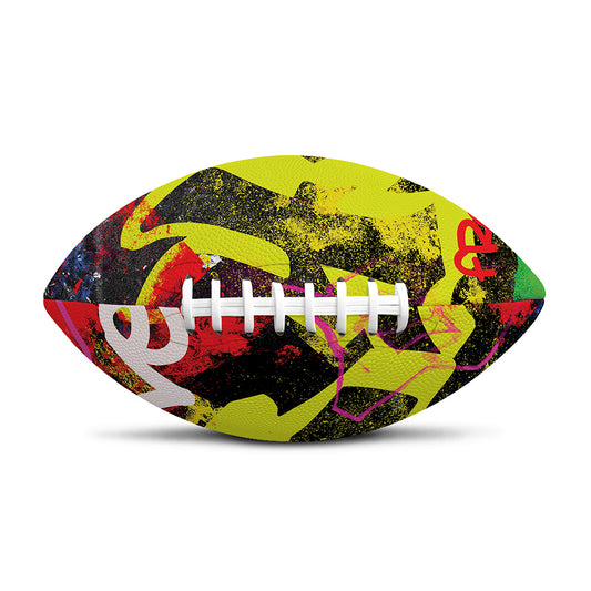 Love NYC Graffiti Print Rugby Ball