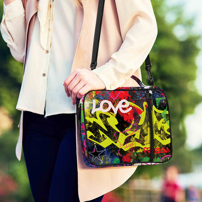 Love NYC Graffiti Print Shoulder Strap Bible Bag