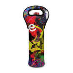 Love NYC Graffiti Print Single Neoprene Wine Tote