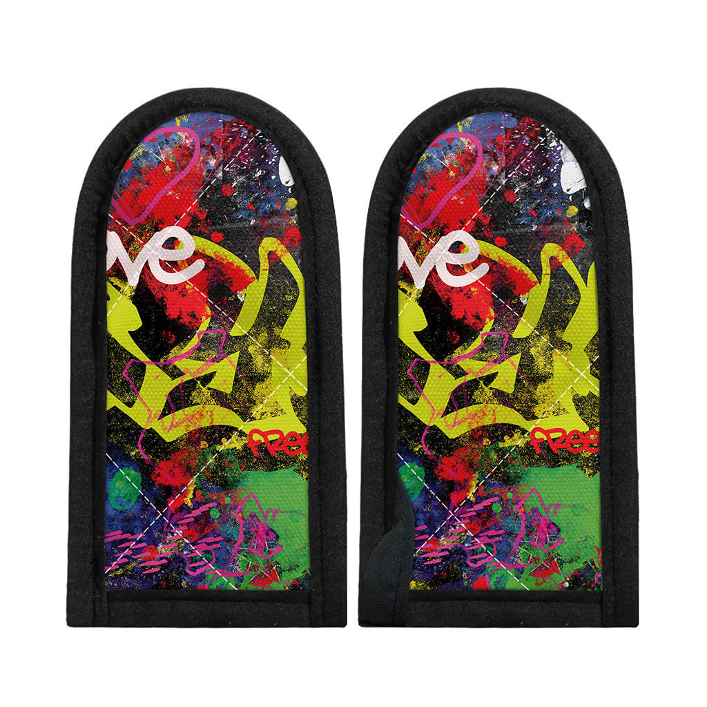 Love NYC Graffiti Print Skillet Handle Cover