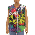 Love NYC Graffiti Print Sleeveless Baseball Jersey